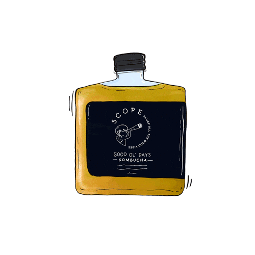 scopeidn healthy drinks bottle scout Sticker