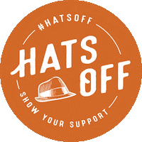 Hats Off Sticker by AMF Media Group