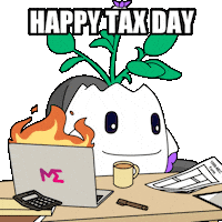 This Is Fine April 15 Sticker by Magic Eden