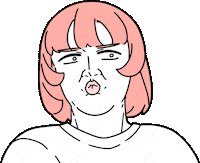 PINGRAYK girl pink beauty white Sticker