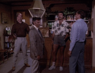 magnum pi oops GIF