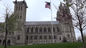 Washington National Cathedral Bell Tolls for One Million COVID Deaths