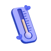 HEYSHOOT inverno doacao termometro Sticker
