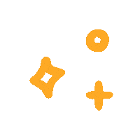 jobsjournal kawaii star stars orange Sticker