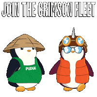 Penguin Join Us Sticker by Pudgy Penguins