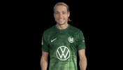 Happy Goal GIF by VfL Wolfsburg
