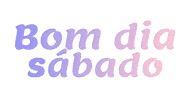 Degrade Bom Dia Sticker