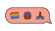 Rainbow Gay Sticker by Beloved Arise