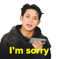 Sorry K Pop Sticker by BuzzFeed