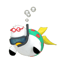 Summer Swimming Sticker by boogi_in_busan