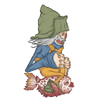 Fisherman Mrgauky Sticker