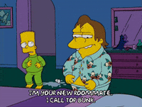 happy bart simpson GIF