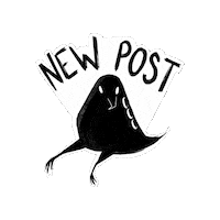 New Post Crow Sticker