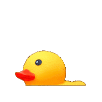 Croix37 duck ahiru japan duck Sticker