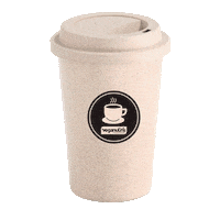 Veganutris cafe vegano cha copo Sticker
