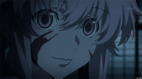 mirai nikki gasai yuno GIF