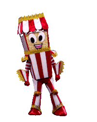 Dance Popcorn Sticker by Ten Australia
