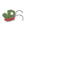 Fly Spring Sticker by Rotbaeckchensaft