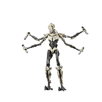 General Grievous Lightsabers Sticker