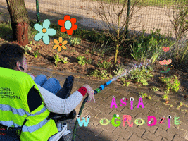 FundacjaPodajDalej garden wheelchair rehabilitation zostanwdomu GIF