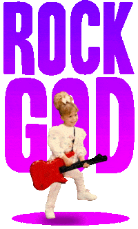 Rock And Roll Dancing Sticker by Bubble Punk