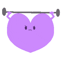 Work Out Hearts Sticker by Demic