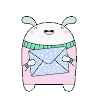 Leslieannemadeit happy yay post mail Sticker