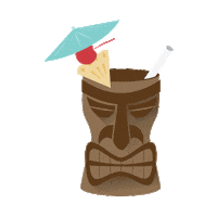 Drink Tikki Sticker by Kyo-ya Hotels & Resorts