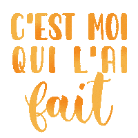 Fait By Me Sticker