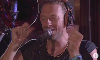 chris martin coldplay GIF by BBC Radio 1