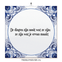 Wijsheid Spreuk Sticker by Tegelspreuken.nl