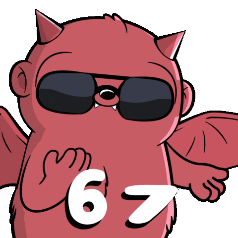 6 7 Fug Sticker by Fugz Official