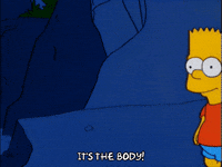 bart simpson pointing GIF