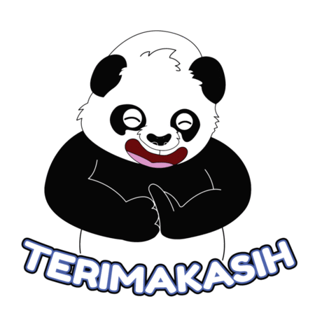 Terimakasih Sticker by Panda Auto Detailing