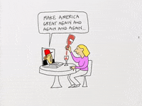 lizadonnelly lizadraws liza donnelly trump maga 2020 gop presidentialelection2020 politics GIF by LizaDonnelly