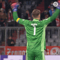 Champions League Celebration GIF by FC Bayern Munich