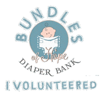 Logo I Volunteered Sticker by Bundles of Hope
