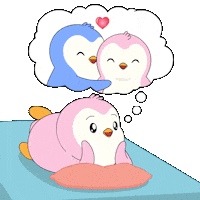 I Love You Heart Sticker by Pudgy Penguins