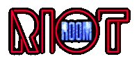 riotroom riot neon sign rochester riot room Sticker