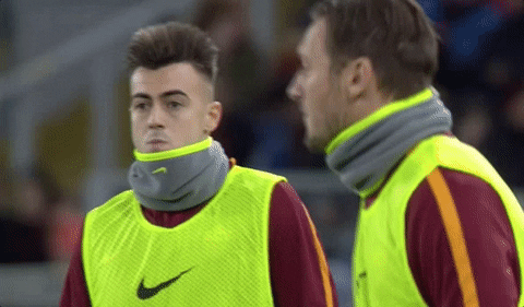 el shaarawy laughing GIF by AS Roma