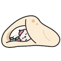 Tired Good Night Sticker