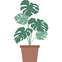 Hair Plant Sticker by Glitch Official