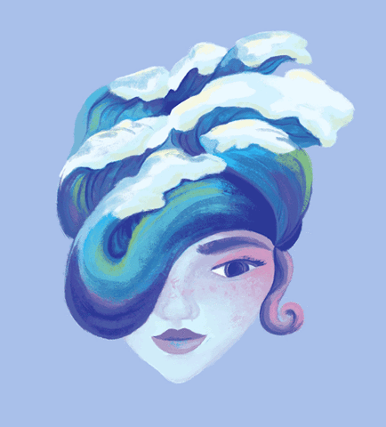 Girl Water GIF by Chelsea Blecha