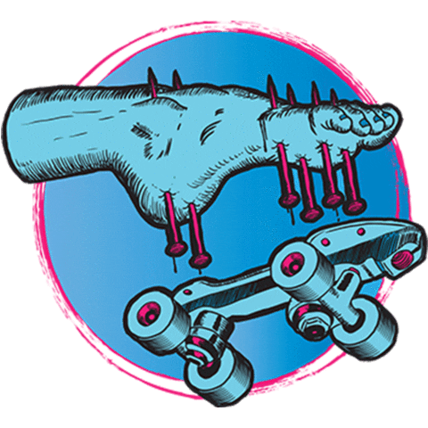 Roller Derby Sticker by Roller Skate Vibes