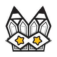 Star Struck Wow Sticker by Stamatia Alexaki