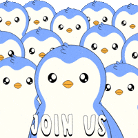 Join Us Lets Go GIF by Pudgy Penguins