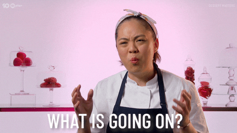 Confused Dessert GIF by MasterChefAU