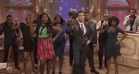 cha cha slide dancing GIF by Saturday Night Live