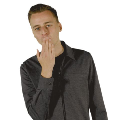 I Love You Kiss Sticker by Rocketboys