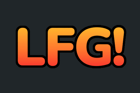 Lets Go Text GIF